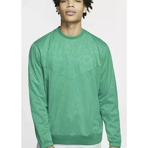 Nike Shield Men’s Neptune Green Weather Resistant Golf Crew Medium M CK3771-370 - Picture 8 of 9